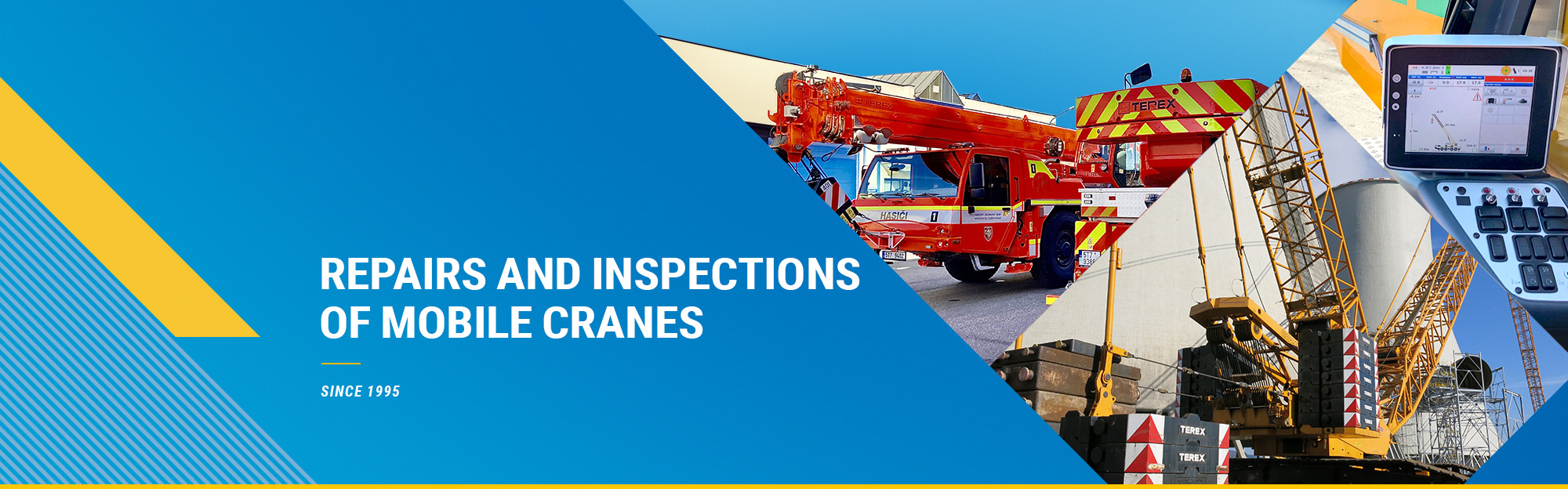 Repairs and inspections of mobile cranes