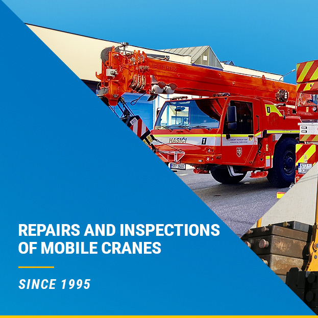 Repairs and inspections of mobile cranes